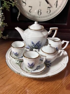 💜(UT) Mini Dollhouse Tea Sets